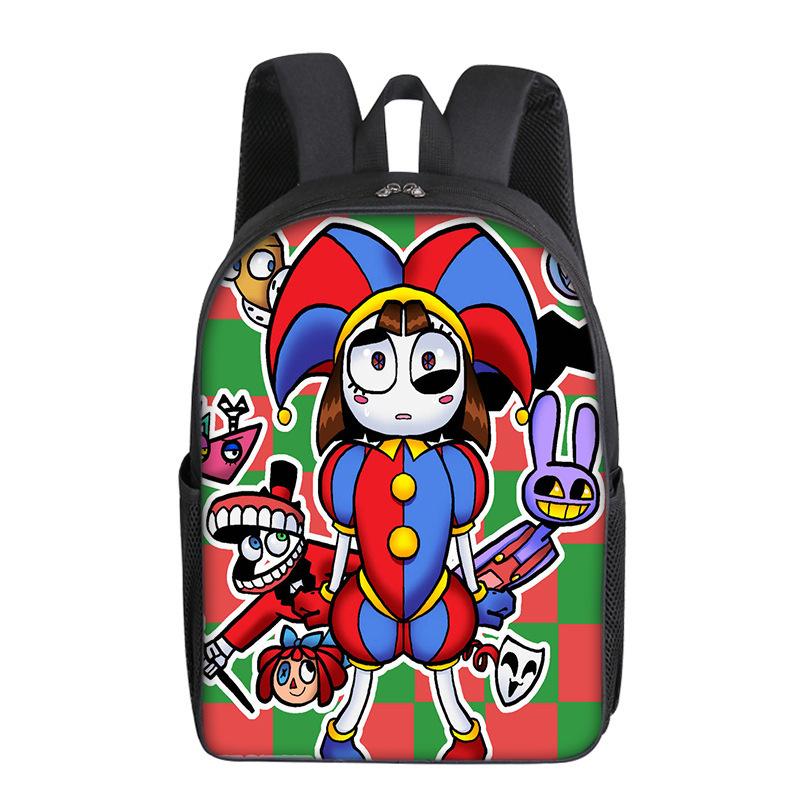 Magic Digital Circus The Amazing Digital Circus School Bag Primary School Students Single Layer Backpack