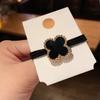 Flowers Hair Rubber Bands Corduroy Headdress Ponytail Ties Pony Tail Holder for Women