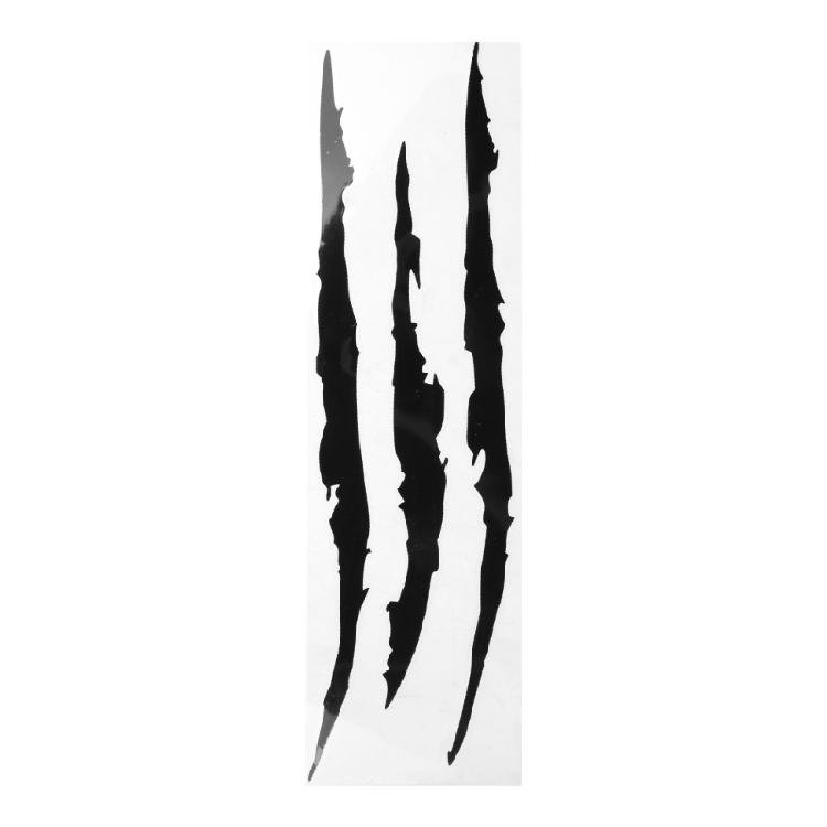 Motorcycle Sticker Decorative Monster Skull Claw Scratch Stripe Marks Decal