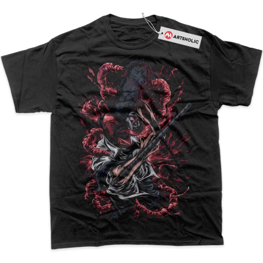 Chainsaw Men Devil Power Makima Graphic Print Tshirts Japan Anime Manga Peripherals Tee Men Women Loose Cotton Oversized Tops