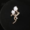 Lightweight Brooch Pin Pin 3D Tulip Bud Shape Lapel