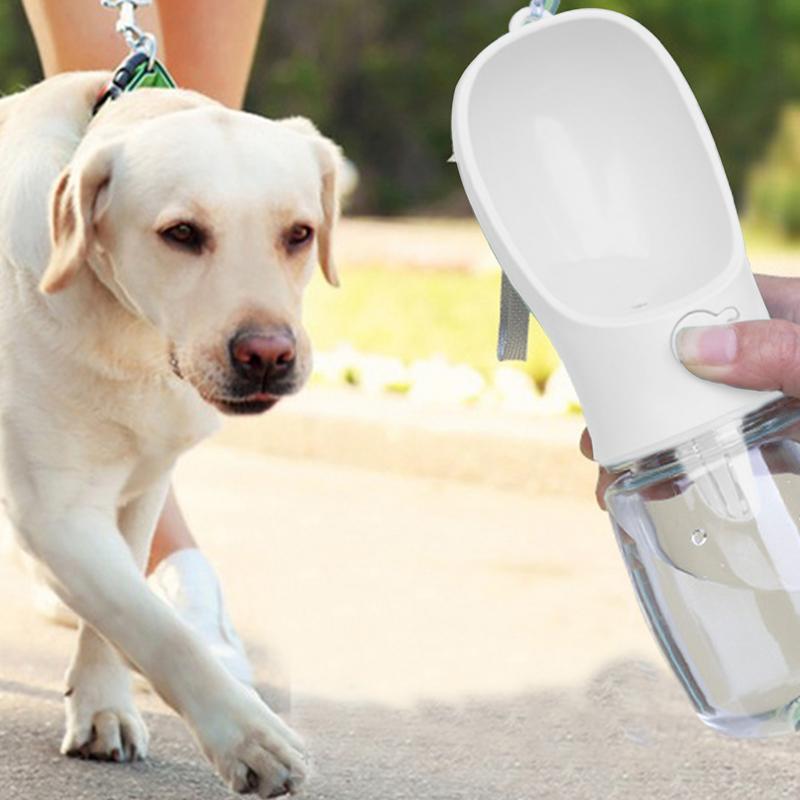 2 In 1 Dog Drinking Cup Dog Walking Water Bottle Multifunction Dog Dry Food Water Dispenser For Walking Camping Home Travelling