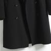 Fanzhen Men's 100% Wool Mid-Length Overcoat