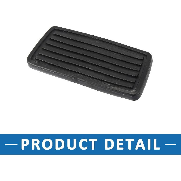 Brake Clutch Pedal Pad Cover 46545-S84-A81 for Honda Civic 2001-2015 Rubber Black