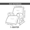 Water Repellent Recliner Sofa Cover Stretch Jacquard Slipcover Washable Relax Armchair Cover