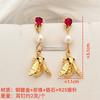 Unique Personality Little Bee Stud Earrings Are Fresh, Sweet And Cute Long Earrings, Light Luxury Fashion Trend Versatile Earrings Women