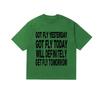 Y2K Cotton T-shirt Hiphop Harajuku Letter Print Retro Top Grunge Goth Streetwear Tee Punk Oversized Short Sleeve T-shirt EMO