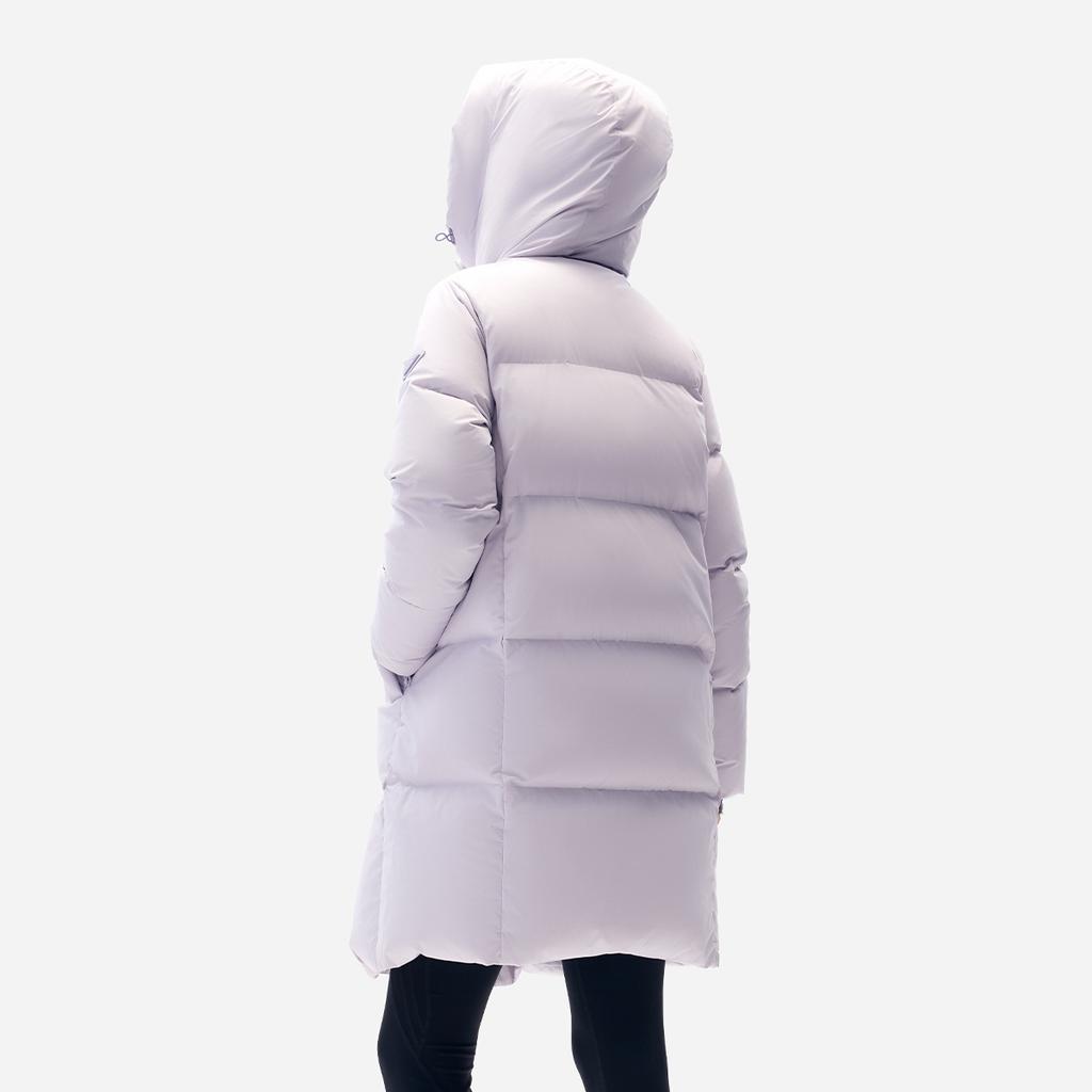 Li Ning Hot Pot Down Jacket Series Sports Fashion Versatile Casual Windproof Water-Resistant Hooded Down Jacket Women outerwear AYMV406-5