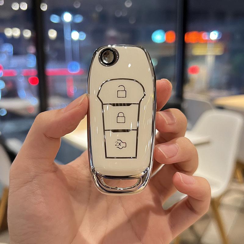 Ford Focus, Escort, Everest, EcoSport Key Cover Protective Shell for Sedan