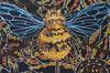 Cross Stitch Kit Abris Art Insects (black Canvas)