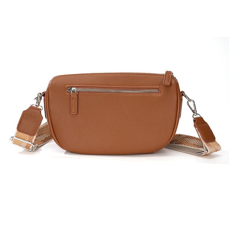 Women Fashion Shoulder Bags Artificial Leather Phone Bag Classic Design Crossbody Messenger Bag Zipper Purse