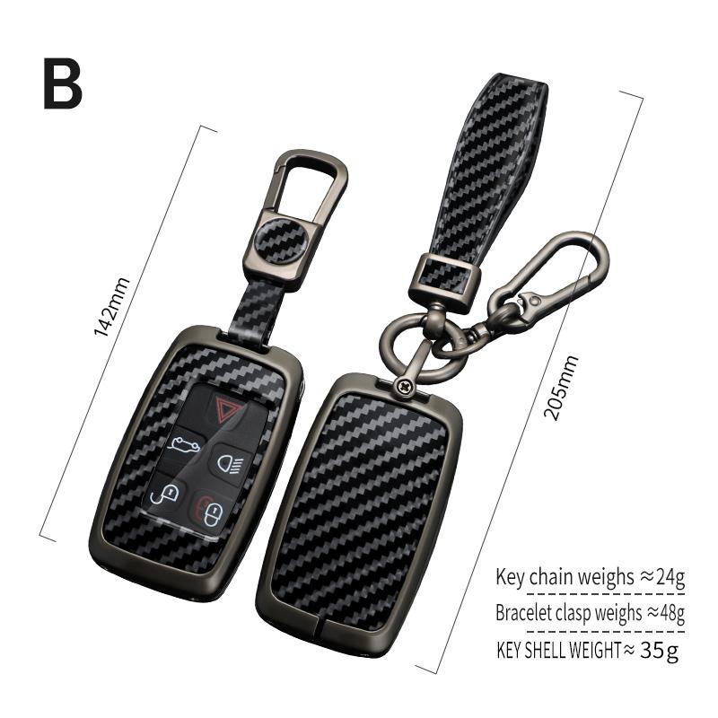 Smart Auto Key Fob Housing Cover Fit For Land Rover A9 Range Rover Sport Evoque Freelander Discovery 4 Fit For Jaguar Xe Xj Xjl Xf Auto Accessories