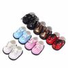 1 Pair 5.5*2.8cm ob11 Doll Sandals Handmade OB11 Leather Shoes 12 BJD Doll PU Shoes  14 Inch Doll