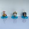 One Piece Anime Model: 8 Styles of Pirate Ships - Going Merry, Thousand Sunny, and Blackbeard's Ship Car Ornament PVC Figure & Bag.