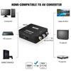 HDMI To AV Converter,Suitable for TV, DVD, VHS VCR, Etc.