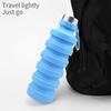New Product Release  800ml Creative Silicone Folding Water Bottle  Student Outdoor Sports Water Bottle With Large Capacity