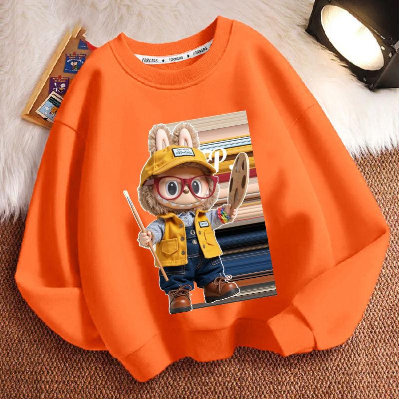 Loose Hoodies for Children, Fashionable Long-sleeved Hoodies for Boys and Girls in Spring and Autumn