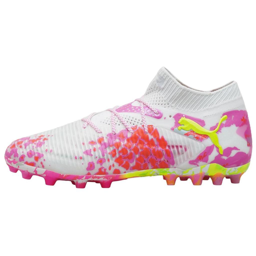 Puma Future 8 Ultimate Comfortable Versatile Durable Breathable Support Soccer Shoes Men Soccer Shoes Pink Yellow 108808-01