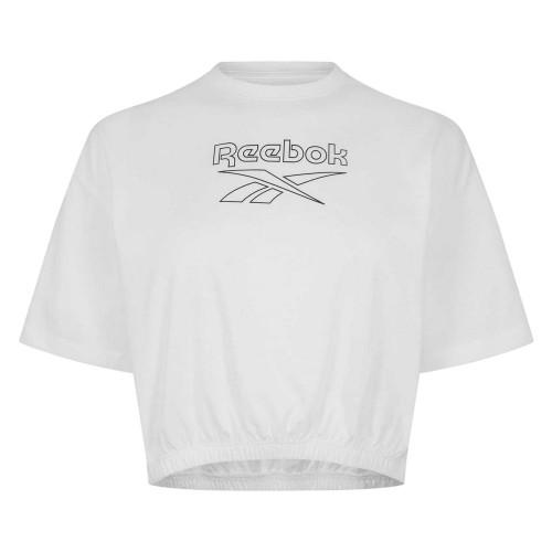 Reebok Womens/Ladies Cotton Regular Crop T-Shirt
