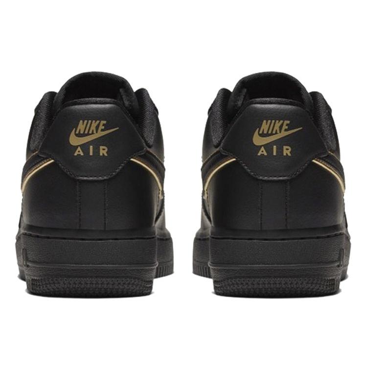 (WMNS) Nike Air Force 1 Low '07 Essential 'Black Gold Swoosh' Women's AO2132-005