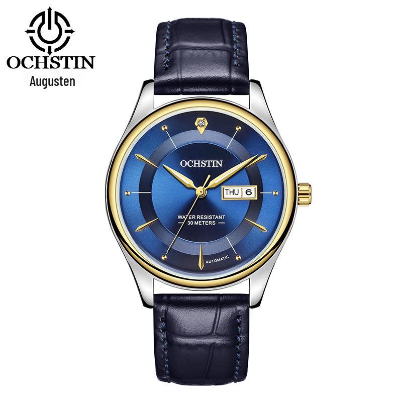 Swiss Men`s Automatic Watch: Luminous Display