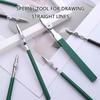 5 Pcs Art Ruling Pen Set Straight Line Pen Duckbill Pen Painting Supplies for Drawing Mounting Art Artists