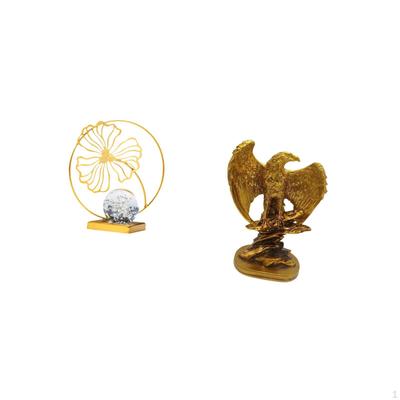 Statue Iron Figurine Decorative Collectible Ornament Sculpture Artwork Gift for Bookshelf Office