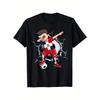 Maglietta da Uomo Fan Calcio Repubblica Dominicana - T-shirt Grafica Retro con Giocatore Dab & Design Bandiera, Casual Traspirante per Abbigliamento Sportivo