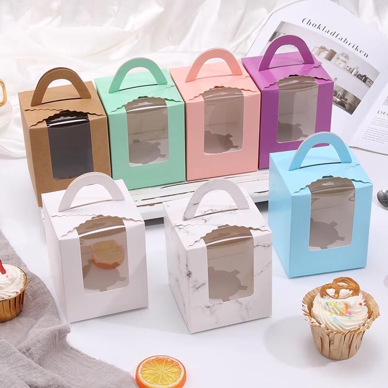 Portable Pink Cupcake & Dessert Boxes