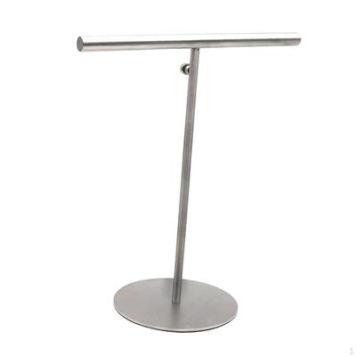 Bag Display Stand Adjustable Height Double Hook Tabletop Versatile Stable Base Jewelry Organizer