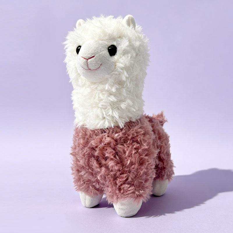 Kawaii Alpaca Plush Toy Cartoon Sheep Stuffed Animals Soft Doll Pink Green Alpaca Kids Children Hug Sleep Gift Home Office Decor