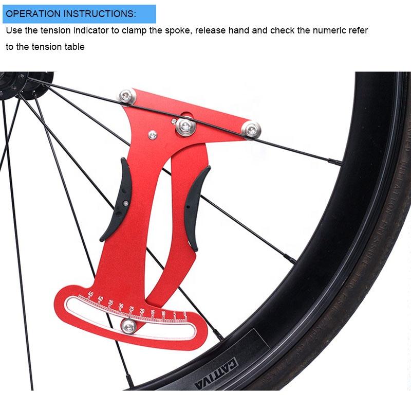 Cycling Shop Tool MTB  Road Bike Spoke Tension Indicator For Wheel Builder  Repair