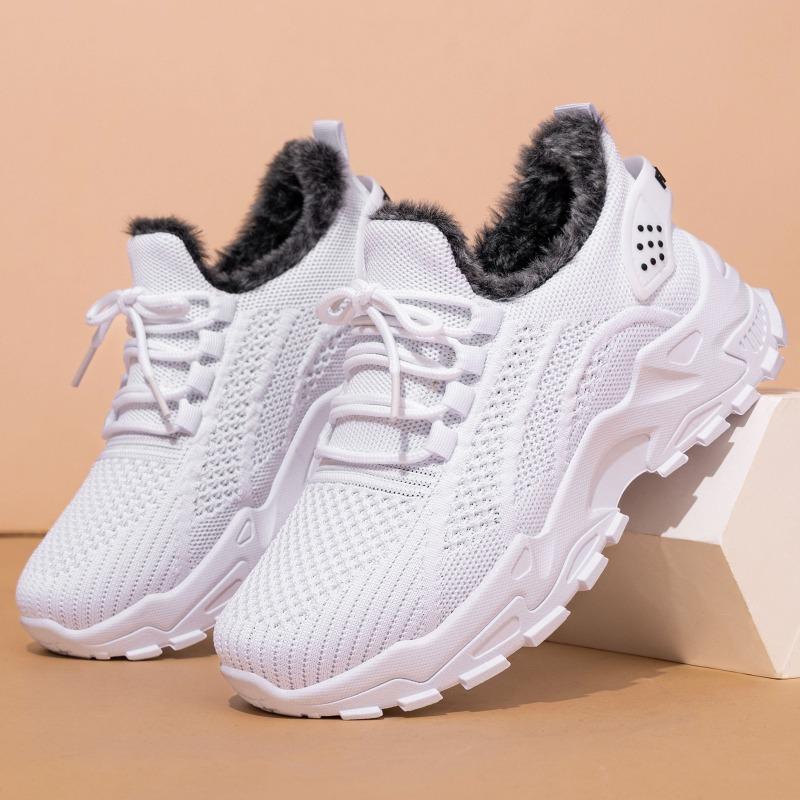 Women's shoes autumn and winter large size velvet shoes platform father shoes cotton shoes women wear warm and healthy shoes in winter