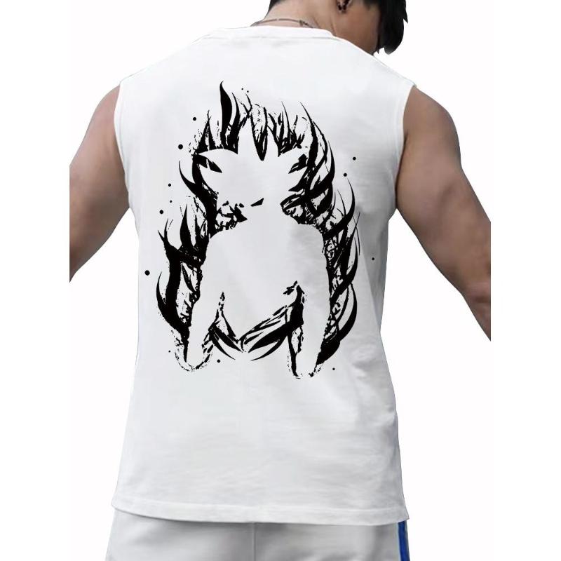 

Влагоотводящий и дышащий, Спортивный крой, Идеально подходит для баскетбола и стритбола, Мужская спортивная майка XXL белый