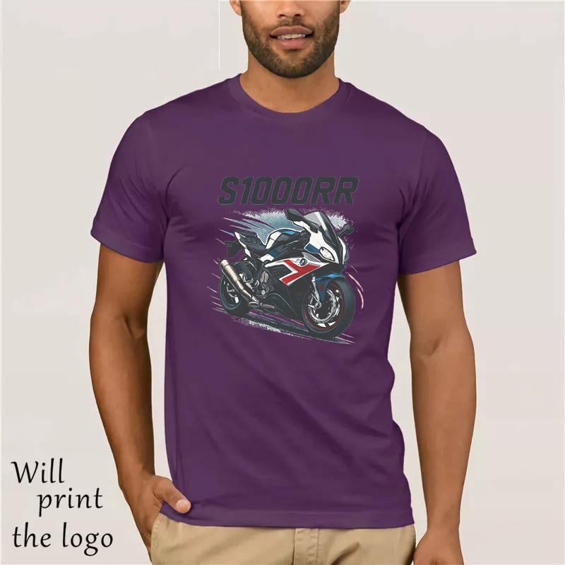 Camiseta Oversize Casual S1000r Camiseta de Motocicleta Cuello Redondo Tops Camisetas Moda Camiseta Oversize