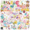 50 Stück/Set Oster Graffiti Aufkleber Niedliche Kaninchen Osterei Cartoon Festival Aufkleber DIY Gepäck Telefon Gitarre Klassisches Kinderspielzeug