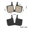 1 Pair Mountain Bicycle Hydraulic Brake Pads, Low Noise Resin Disc Brake Pad Replacement Bicycle Disc Brake Pad Accessories Compatible For Magura MT5e