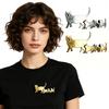 Spilla Carina Famiglia di Gatti Mamma Gatta e Gattini Spilla da Bavero Elegante Spilla Animale Accessorio per Vestiti Regalo per Amanti dei Gatti Moglie Fidanzata