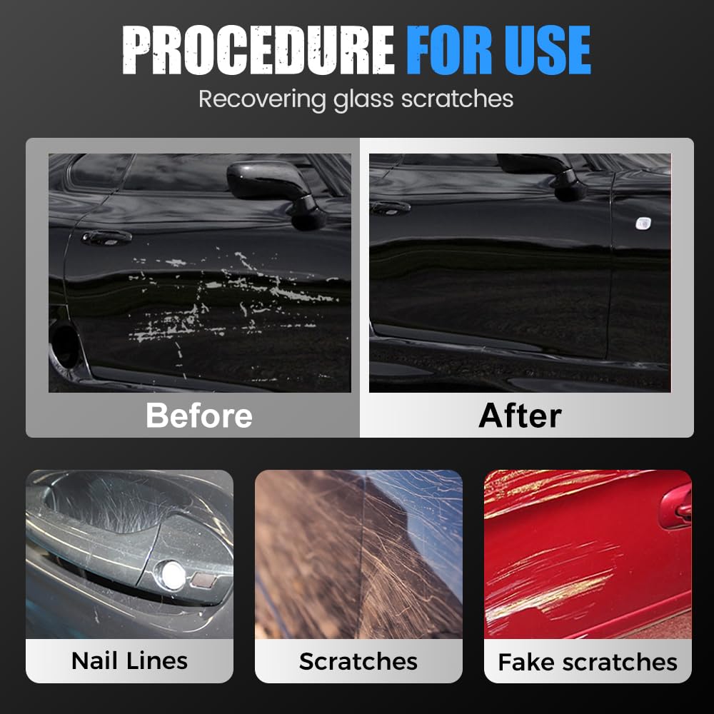 

Scratch Remover for Vehicles, Car Scratch Remover 2025 New Scratch Repair Paste Polishing Wax,Car Scratch Repair Paste, Scratch Remover Kit with Wipe 1