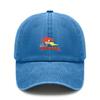 [Vintage Baseball Cap] Thush Duck Print Polyester Adjustable Sun Hat Unisex Streetwear Outdoor Sports - Gift For Him