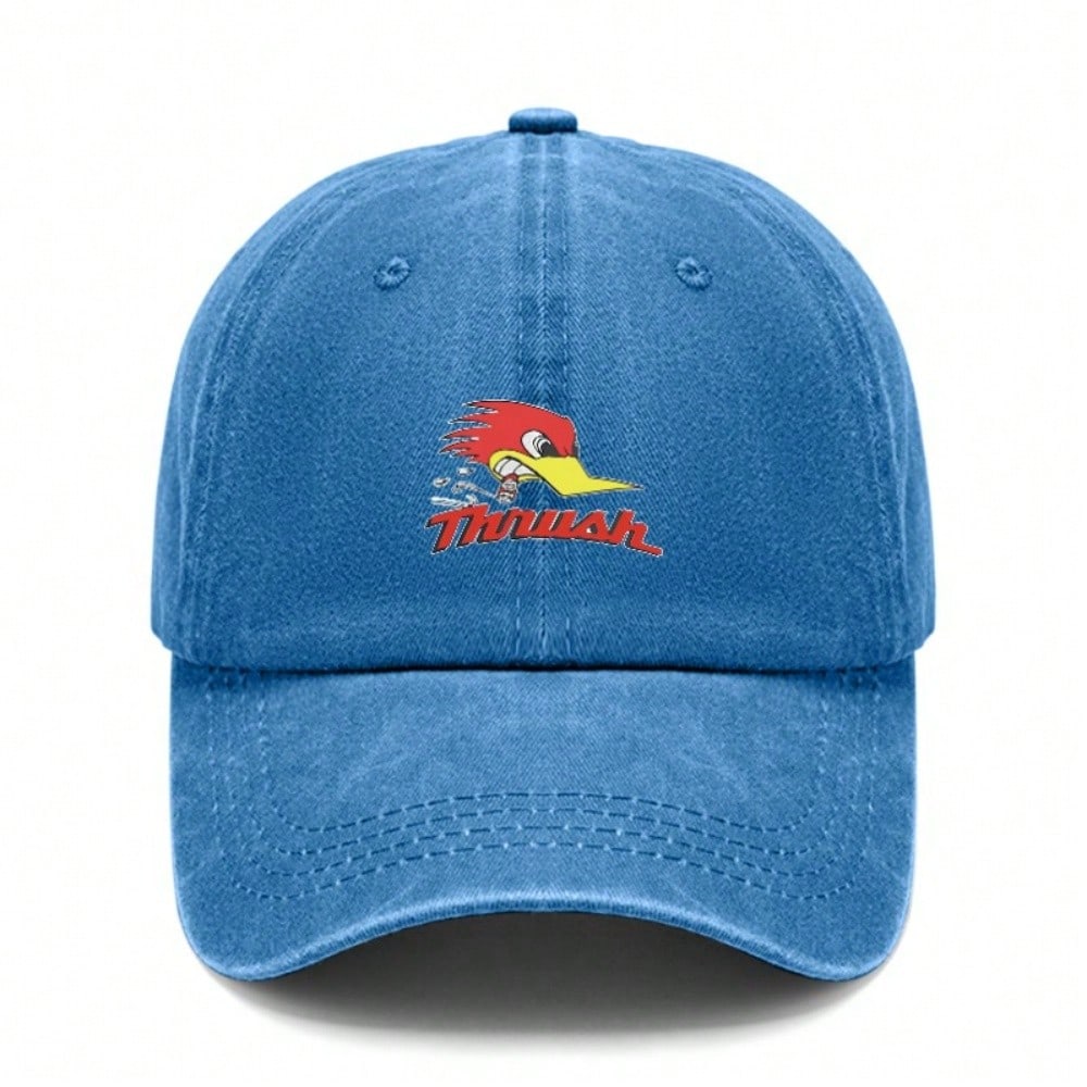 [Vintage Baseball Cap] Thush Duck Print Polyester Adjustable Sun Hat Unisex Streetwear Outdoor Sports - Gift For Him
