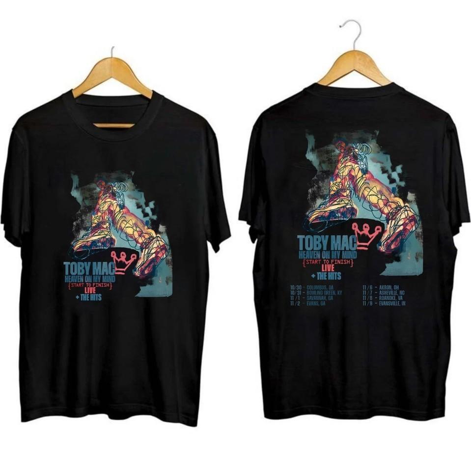 RARE TOBYMAC Heaven On Mind Tour Shirt Black Unisex XL