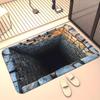 Stone Tunnel Illusion Mat: Add Depth to Your Entryway | Creative Doormats | 3D Visual Effects Flooring Skid resistant carpet