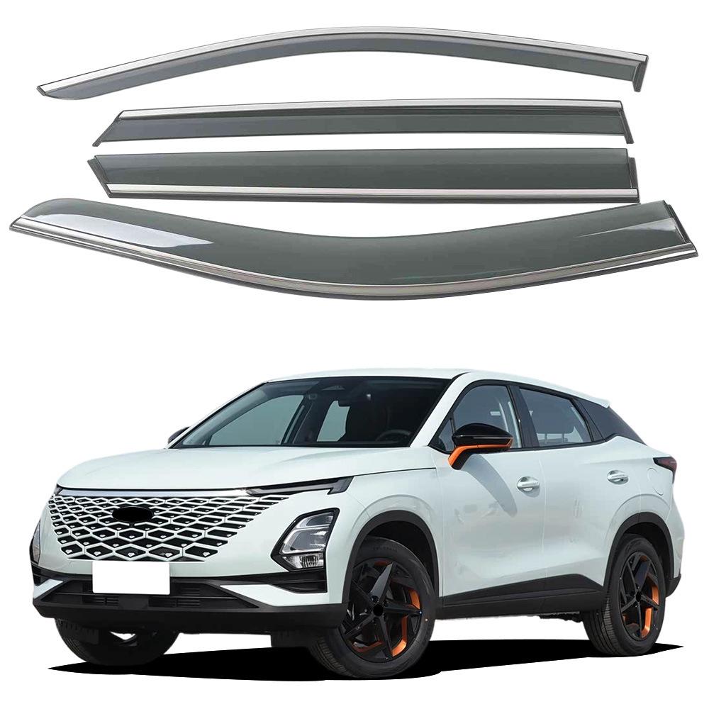 

Chery Omoda 22 Window Rain Shields with Bright Trim & Thick Visors