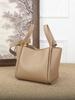 2026 Women's Genuine Leather Bucket Bag: Top Layer Cowhide, Versatile Single Shoulder & Crossbody Commuting Basket Bag