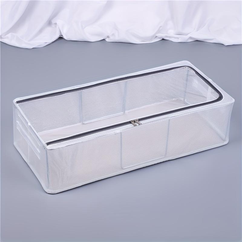 high qualityInstallation-free Household Transparent Shoe Storage Box - Thickened Foldable Storage Box - Bed Bottom Storage - For Men & Women -