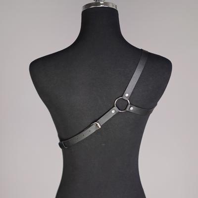 Adjustable Leather Body Chest Harness, Sexy Lingerie Accessory for Women, Perfect for Raves, Parties, and Dance