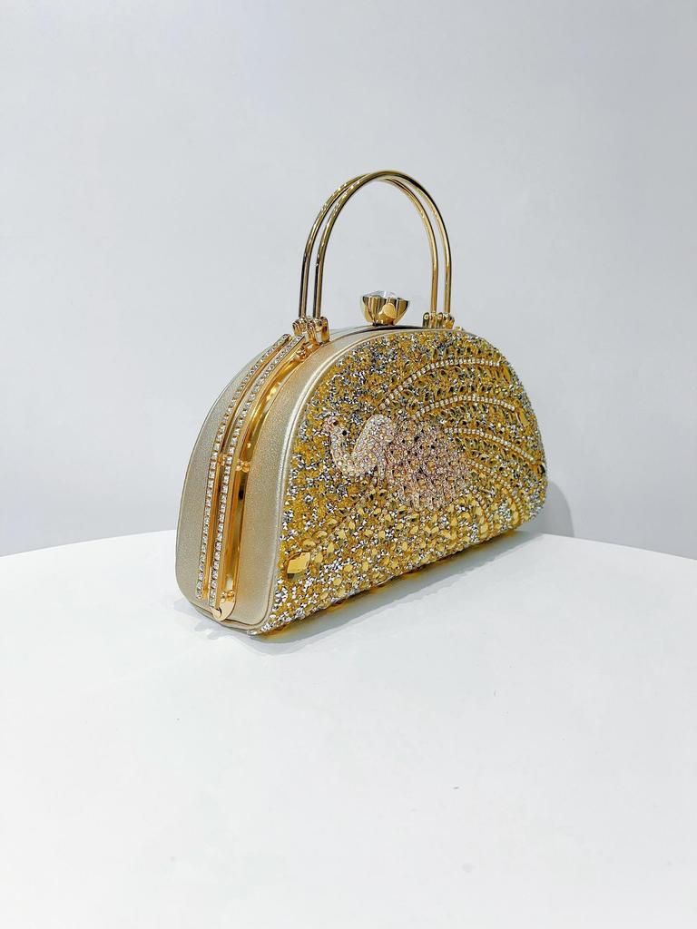 Women's Rhinestone Evening Clutch - Bridal & Banquet Handbag