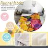 Vintage Fishery Hand Painting Different River Fish Art Print Flannel Blanket Soft Throw Couch Camping Travel Indoor Home Decor