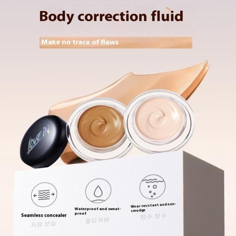 Tattoo Concealer Waterproof Brightening Cover Tattoo Dark Circles Acne Marks Scars Birthmarks Invisible Two-Tone Concealer
